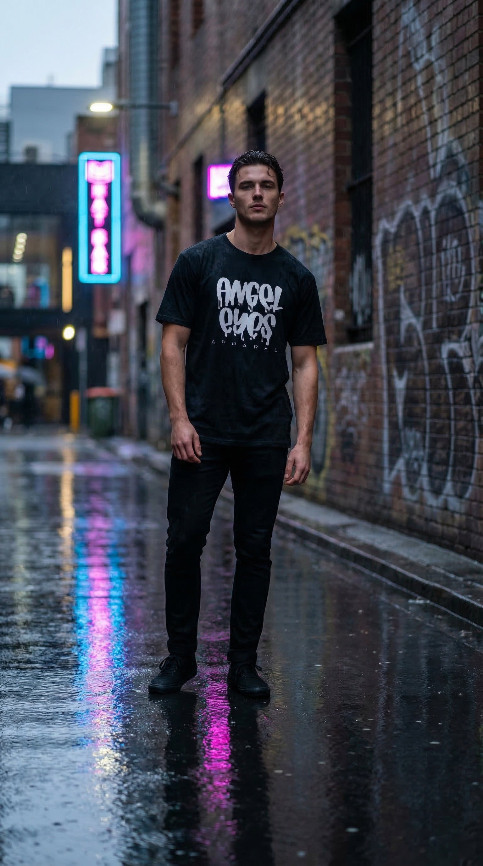 Black Drip Tee