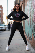 Crop Hoodie - African American Model
