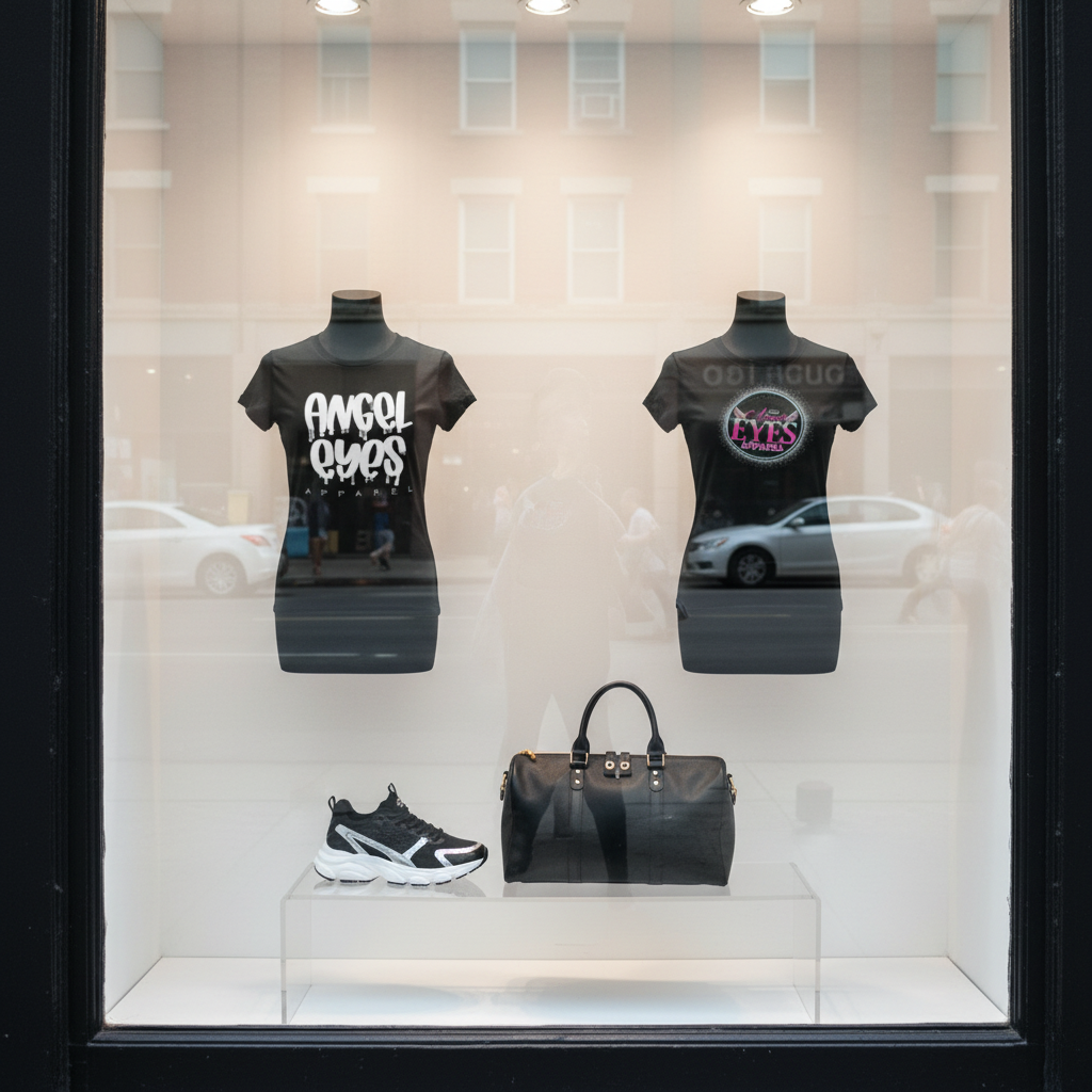 Storefront display shot