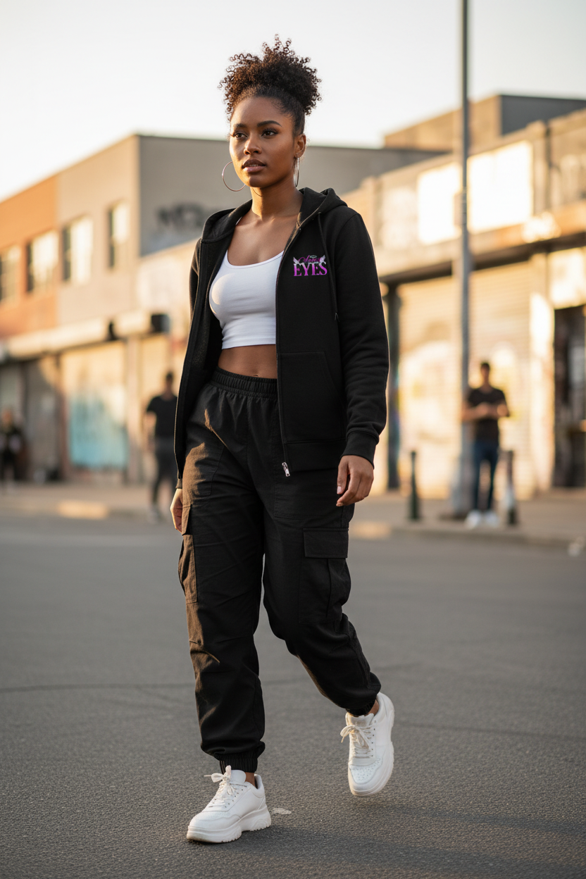 Zipper Hoodie - African American