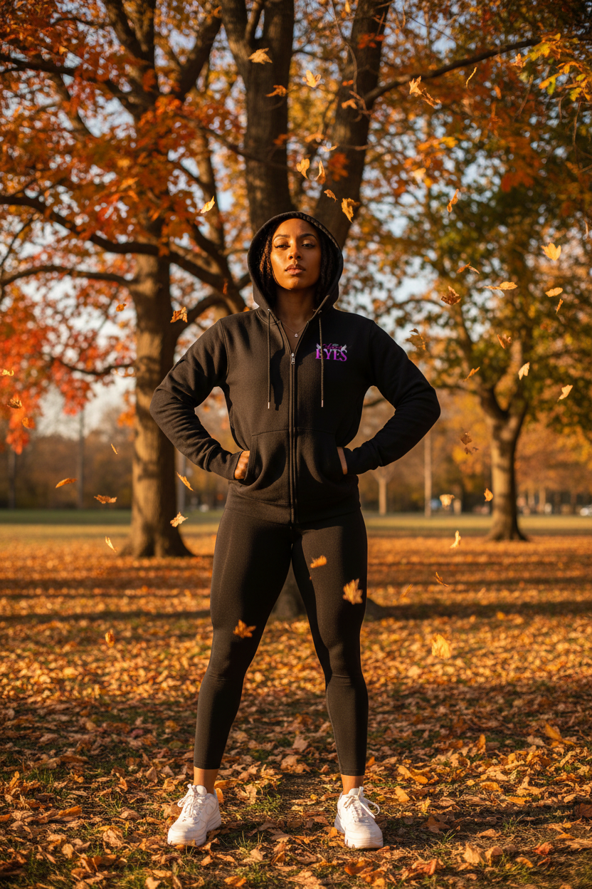 Zipper Hoodie - Autumn Park